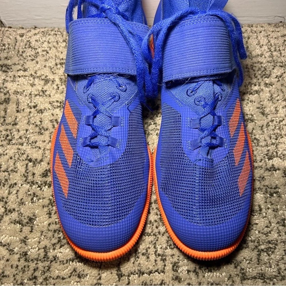 Adidas Blue & Orange Crazy Power Rk Cross Trainers Size 10.5